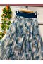 Patterned chiffon boho flared lined - 3