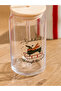 Lcw Home Mixed Glass Cup with Printed Straws 450 ml - 3