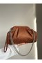 Women's Suede Stone Scholarship Hand and Shoulder Bag - 3