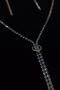 Waterway Crystal Glass Stone Elegant Evening Dress Necklace Earring Set – Minimal Sparkle Bijouterie Set Mrs6003 - 4