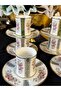 6 Personality Colorful Gilt-Embossed Coffee Cup Set 90 ml (Rsy254) - 6