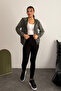 Premium Modal Fabric Full Zipper Women's Cardigan 3136 - 4