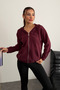 Premium Modal Fabric Full Zipper Women's Cardigan 3136 - 5