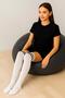 3 Pairs of Cotton Blend Over-The-Knee Socks - 5
