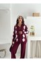 Oversized Baklava Detailed Knitwear Bottom-Top Set Aw25Au0037 - 4