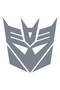 Sticker Transformers, 12cm, gray