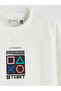 Ecru Playstation Printed Boys' Thick Sweatshirt - 3