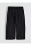 Alita City Lcw Kids Black Plain Standard & Regular Wide Leg Girls' Pants with a Difference - 2