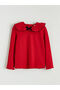 Vizyon New Season Peter Pan collar Textured Girls' T-Shirt - 2