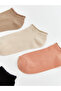 Vizyon New Season Women's Plain Booties Socks 5-Pack - 2