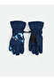 Lcw Accessories Navy Blue Printed Boys' Snow Gloves