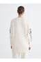 Lcwaikiki Classic White Crew Neck Floral Embroidered Women's Knitwear Sweater - 4
