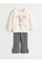 Zero Roba Collar Girls' Sweatshirt and Leggings from Uzg Store for Style Enthusiasts - 2