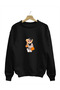 My Shopping Mood Crew Neck 3-Thread Sweater” Mood Reflecting Sweater
