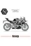 ملصق تغليف CFMOTO 450SR، طلاء واقي من البرق، طلاء للمحرك، طقم جاهز متوافق مع جميع السنوات - 2