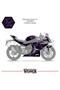 ملصق تغليف CFMOTO 450SR، طلاء واقي من البرق، طلاء للمحرك، طقم جاهز متوافق مع جميع السنوات - 2