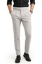Men's Stone Stretch Fabric Italian Cut Pleated Belt Buckle Stylish Fabric Trousers 2601020
