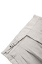 Men's Stone Stretch Fabric Italian Cut Pleated Belt Buckle Stylish Fabric Trousers 2601020 - 7