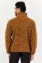 Men Sportswear Fit Long Sleeve Outdoor Jacket, Brown - 4