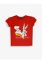 Graphic Print Round Neck Fashion T-shirt