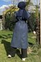 سترة نيلية مع شارة - 5
