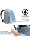 XDDesign Bobby Compact Anti-theft Backpack with Integrated USB Charging Port (Pastel Blue) - 8