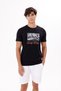 Crew Neck Relaxed Fit Soft Textured Front Printed Short Sleeve T-Shirt - 7