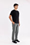 Flat Leg Comfortable Fit Sports Sweatpants with Side Pockets and Elastic Waistband - 8
