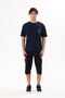 Crew Neck Comfortable Fit Soft Grip Front Print Detailed Short Sleeve T-Shirt