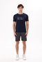 Crew Neck Front Print Detail Soft Grip Comfortable Fit Transitional Short Sleeve T-Shirt