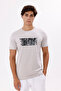 Print Detailed Crew Neck Comfortable Fit Short Sleeve Suitable for Daily Use T-Shirt - 5