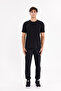 Yan Striped Detail Standard Fit Transitional Knitted Fabric Sweatpants with Flexible Waist Pockets - 5