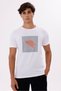 Silhouette of Printed Bicycles on a Square Grid Floor Comfortable Fit Short Sleeve T-Shirt - 6