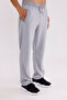 Super Cotton Soft Textured Flexible Waist Adjustable Straight Leg Sweatpants with Pockets - 4