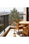 150cm Olive Tree Fake Plant with Natural Texture, Plastic Pot for Indoor Outdoor Decor - 3