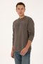 Men's Comfort Fit Crew Neck Mink Sweatshirt 50309040-Vr052 - 3