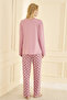 Women's Milan Fabric Pajama Set 50902-2392 Powder - 3