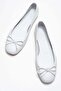 Poetry Women's Genuine Leather Ballet Flats White Color-Match Leather Lining - 7