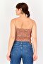Women Tie Neck Sleeveless Floral Print Tank Top, Multicolor - 2