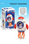 Space Rocket Electric Dancing Toy with Spray Lights & Music 360° Spin Star Projection Fun Gift - 8