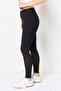 Women Sportswear Fit Running Leggings, Black - 3