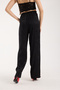 Women's Baggy Pants - Loose Pants with Pockets and Front Folding - 8