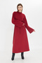 Women's Turtleneck Spanish Sleeve 2 Thread Maxi Length Dress - 5