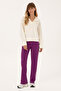Women's Cream Mock Neck Sweatshirt 50309429-Vr256 - 4