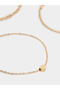 Set of 7 - Butterfly Drop Anklet - 2