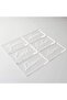 25 Pcs Clear Acrylic Place Cards - Blank Rectangle Wedding Name Cards - 2
