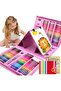 208 Piece Art Supplies Drawing Art Kit for Kids - Blue - 2