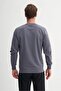 Slim Fit Seasonal 3 Thread Cotton Blended Sweatshirt-56100 - 3