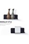 Acrylic Floating Wall Shelves Set of 2,4,8 - Clear, Black, White (8, BLACK) - 4