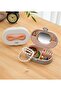 Portable Jewelry Box with Mirror |   Women's Makeup & Accessory Organizer Pink Blue Ribbon - 5